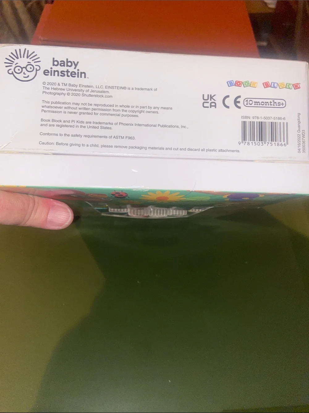 Baby Einstein 12-Book Board Book Set - Colorful Learning Collection